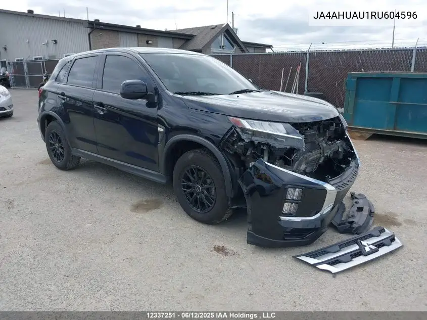 2024 Mitsubishi Rvr VIN: JA4AHUAU1RU604596 Lot: 12337251