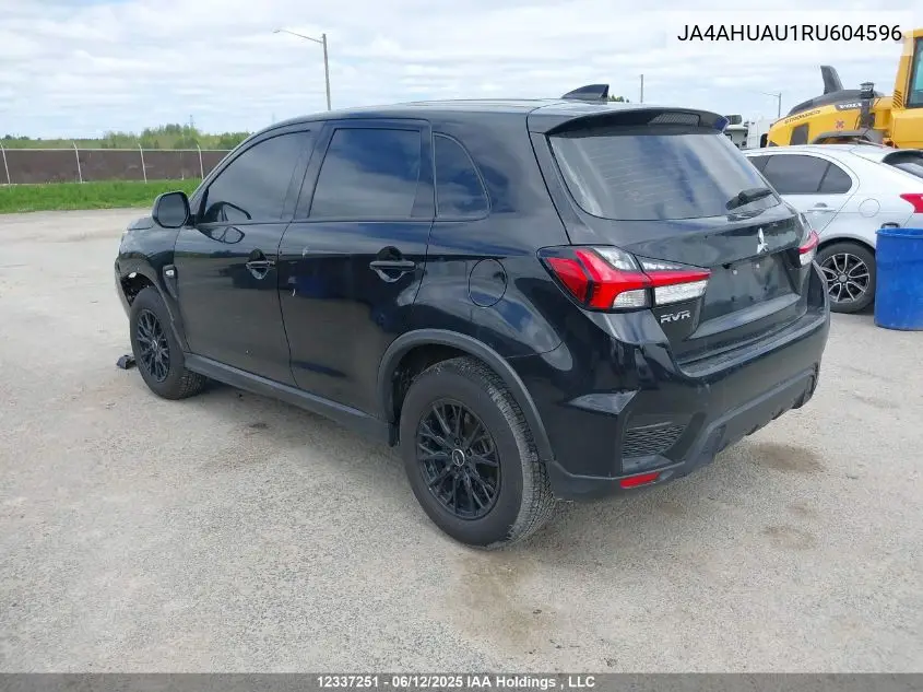 2024 Mitsubishi Rvr VIN: JA4AHUAU1RU604596 Lot: 12337251