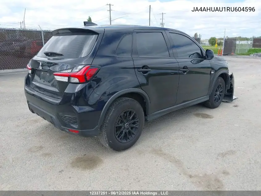 2024 Mitsubishi Rvr VIN: JA4AHUAU1RU604596 Lot: 12337251