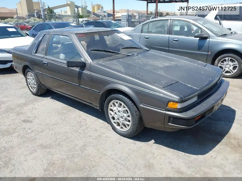1986 Nissan 200Sx VIN: JN1PS24S7GW112725 Lot: 42533555