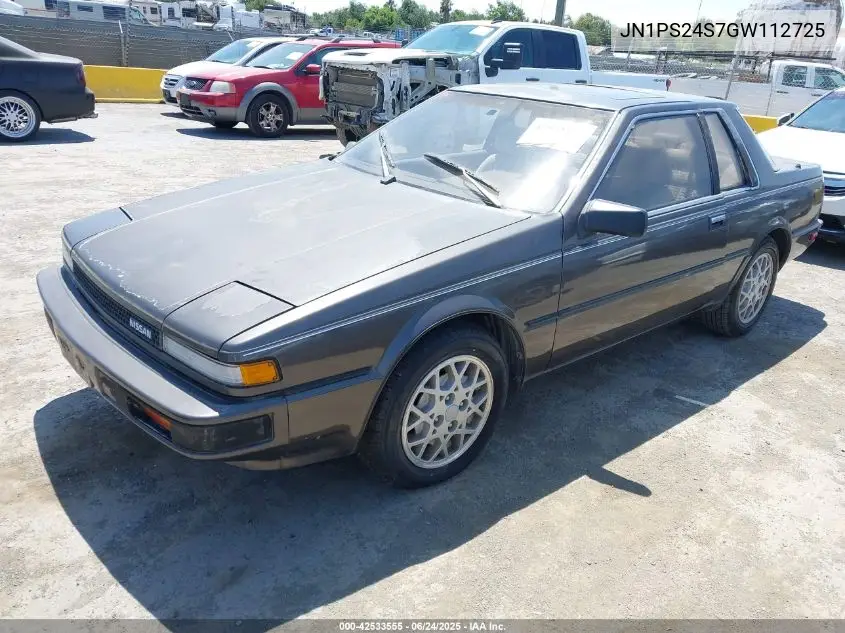 1986 Nissan 200Sx VIN: JN1PS24S7GW112725 Lot: 42533555