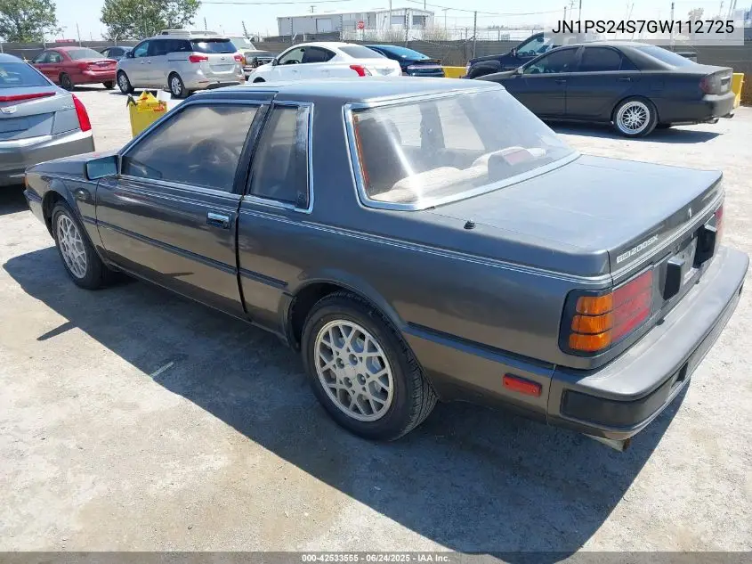 1986 Nissan 200Sx VIN: JN1PS24S7GW112725 Lot: 42533555
