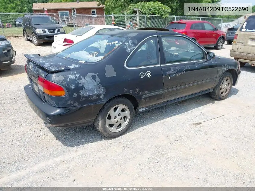 1996 Nissan 200Sx Se VIN: 1N4AB42D9TC522690 Lot: 42474284