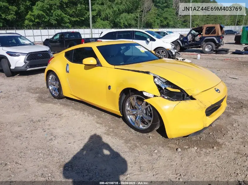 2009 Nissan 370Z Touring VIN: JN1AZ44E69M403769 Lot: 42188735