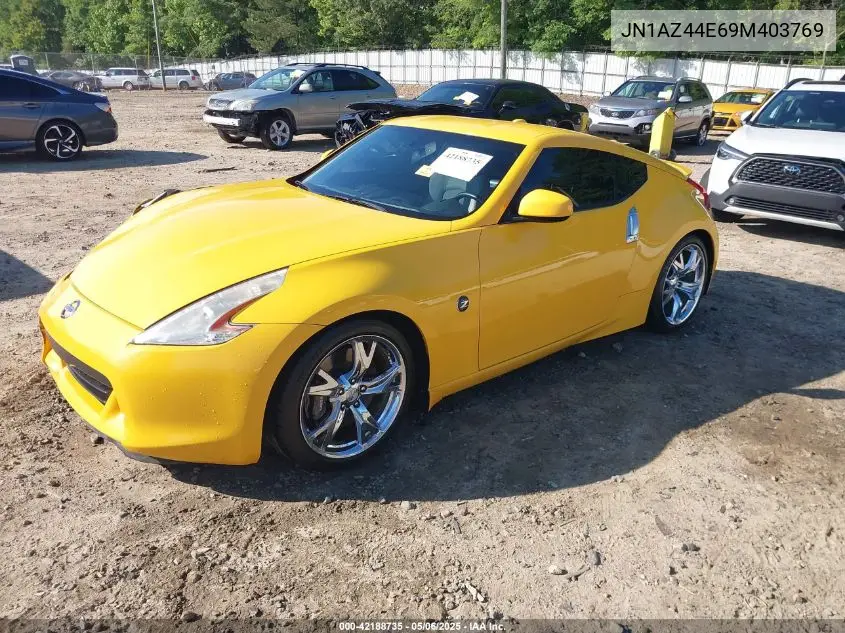 2009 Nissan 370Z Touring VIN: JN1AZ44E69M403769 Lot: 42188735