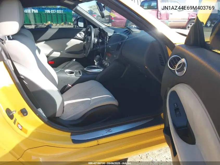 2009 Nissan 370Z Touring VIN: JN1AZ44E69M403769 Lot: 42188735
