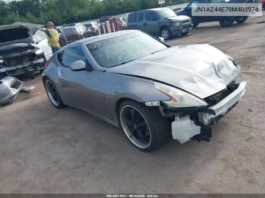 2009 Nissan 370Z VIN: JN1AZ44E79M403974 Lot: 42513537