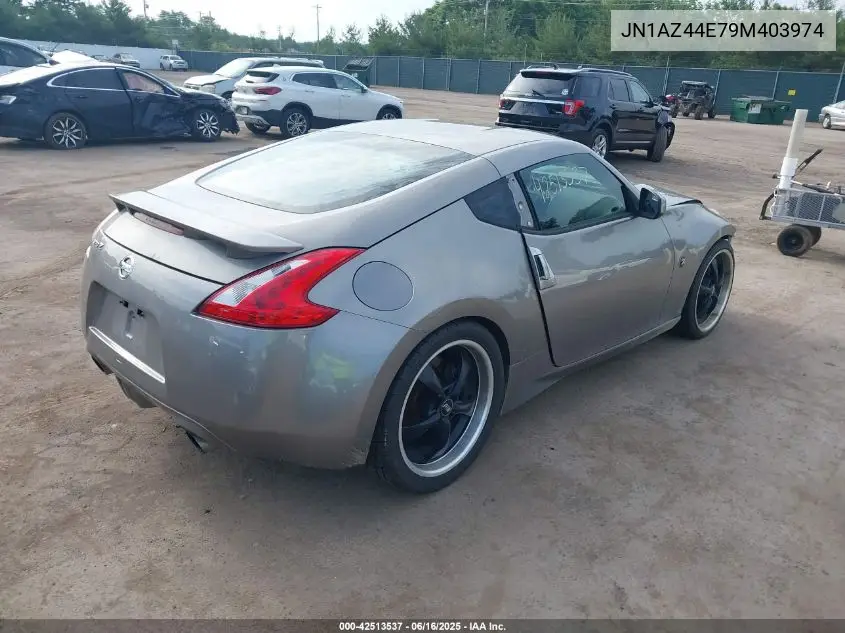 2009 Nissan 370Z VIN: JN1AZ44E79M403974 Lot: 42513537