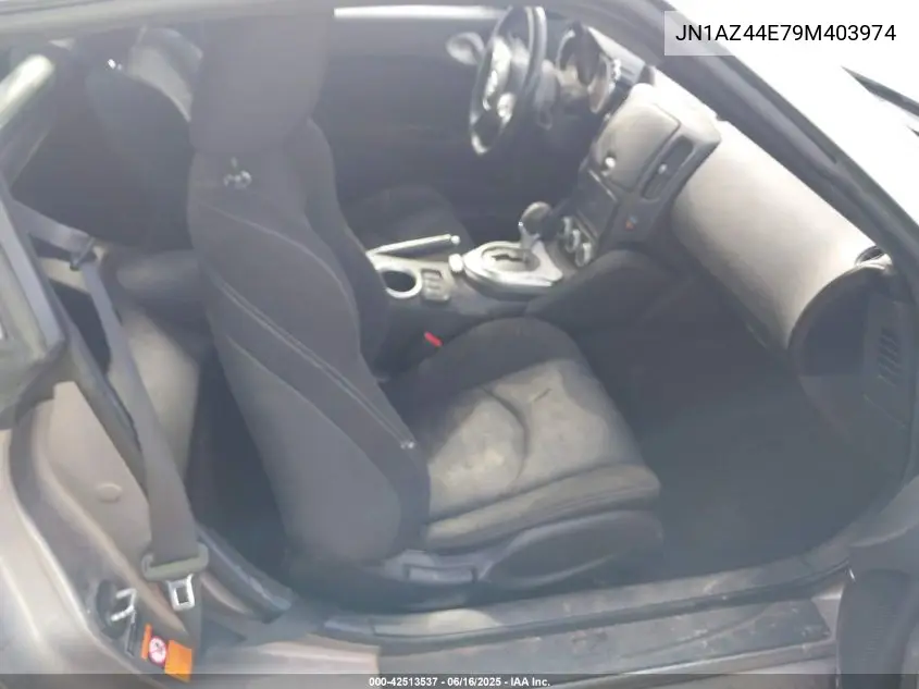2009 Nissan 370Z VIN: JN1AZ44E79M403974 Lot: 42513537