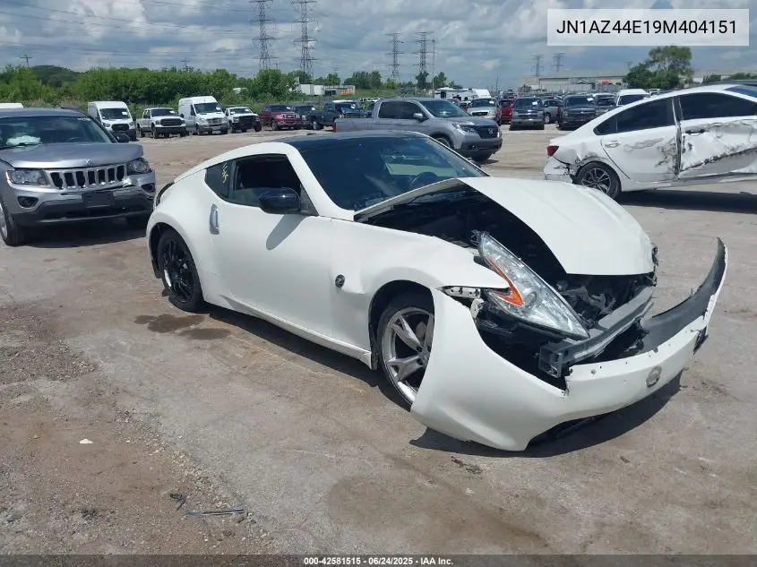 2009 Nissan 370Z Touring VIN: JN1AZ44E19M404151 Lot: 42581515