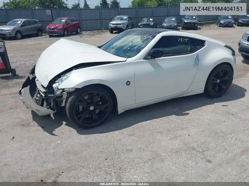 2009 Nissan 370Z Touring VIN: JN1AZ44E19M404151 Lot: 42581515