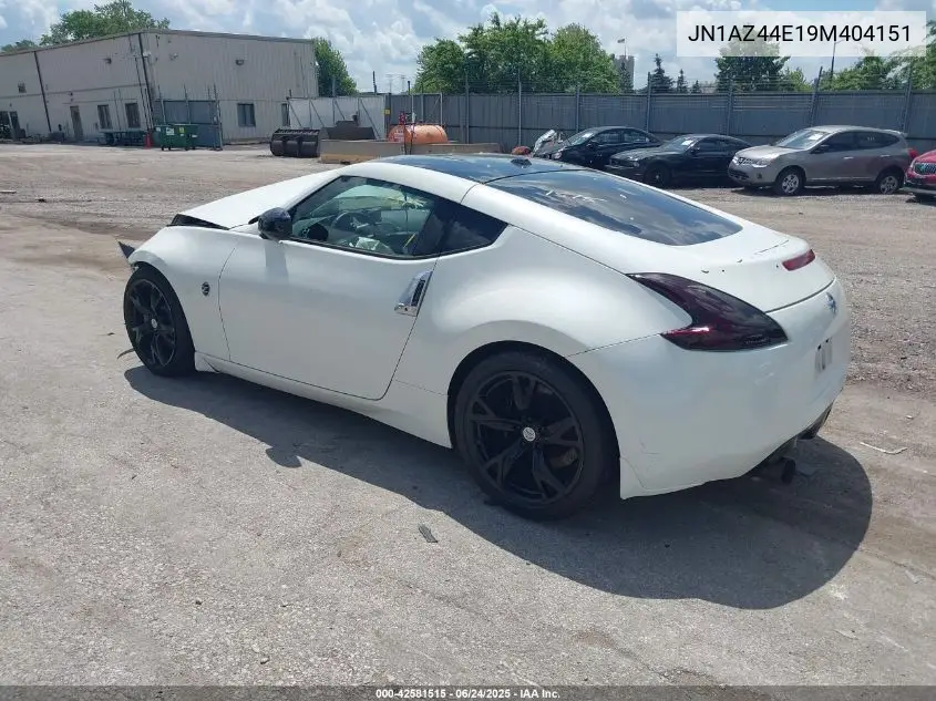 2009 Nissan 370Z Touring VIN: JN1AZ44E19M404151 Lot: 42581515