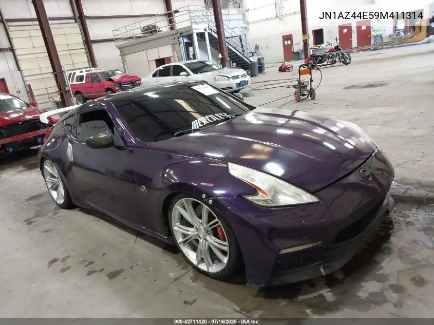 2009 Nissan 370Z VIN: JN1AZ44E59M411314 Lot: 42711420
