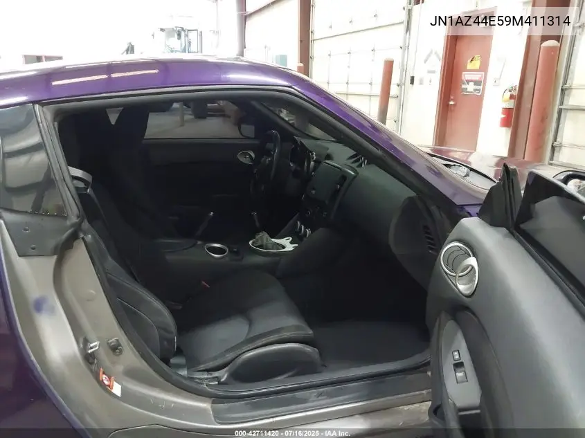 2009 Nissan 370Z VIN: JN1AZ44E59M411314 Lot: 42711420
