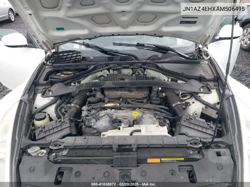 2010 Nissan 370Z VIN: JN1AZ4EHXAM506495 Lot: 41838072