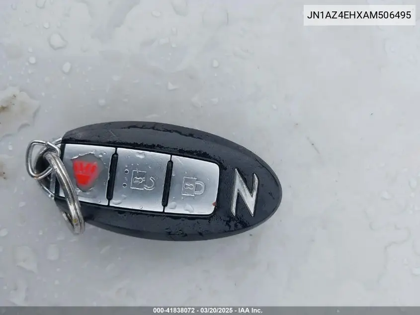 2010 Nissan 370Z VIN: JN1AZ4EHXAM506495 Lot: 41838072