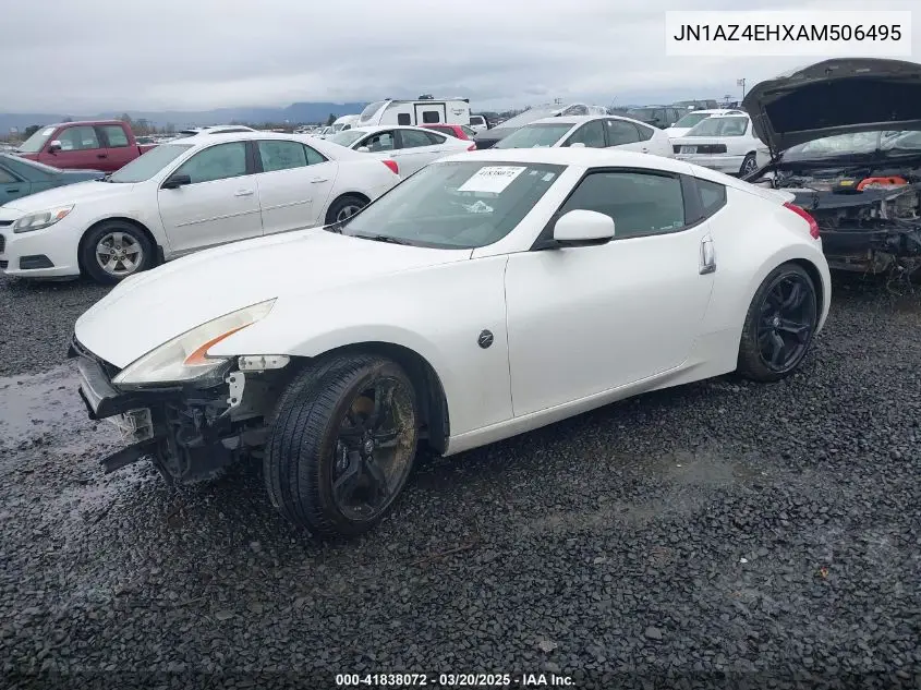 2010 Nissan 370Z VIN: JN1AZ4EHXAM506495 Lot: 41838072