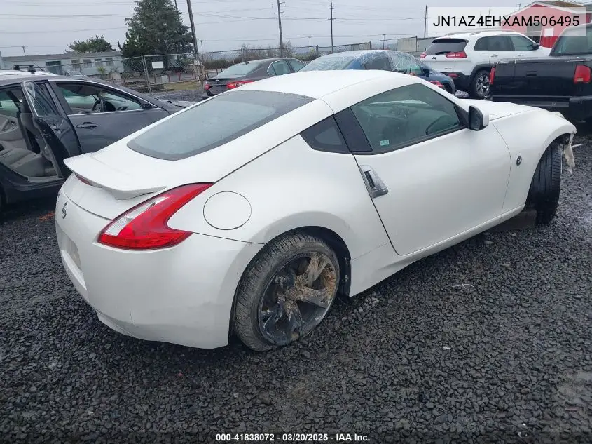 2010 Nissan 370Z VIN: JN1AZ4EHXAM506495 Lot: 41838072
