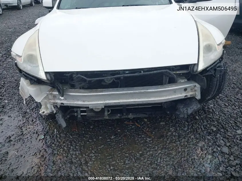 2010 Nissan 370Z VIN: JN1AZ4EHXAM506495 Lot: 41838072