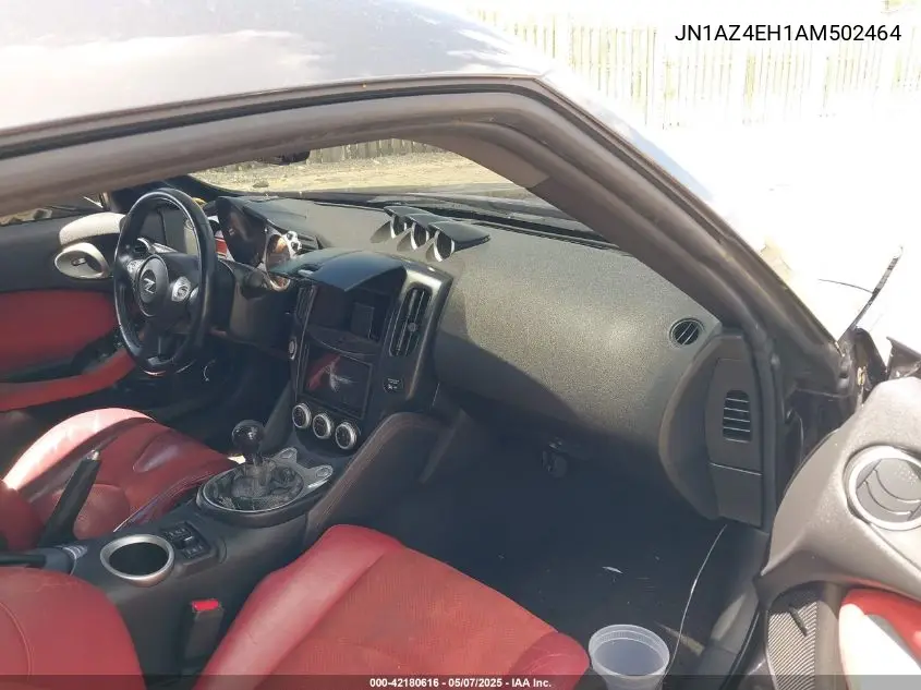 2010 Nissan 370Z Touring VIN: JN1AZ4EH1AM502464 Lot: 42180616