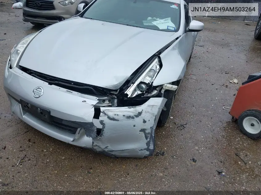 2010 Nissan 370Z VIN: JN1AZ4EH9AM503264 Lot: 42180901