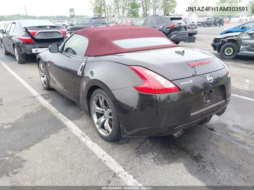 2010 Nissan 370Z Touring VIN: JN1AZ4FH1AM303591 Lot: 42230499