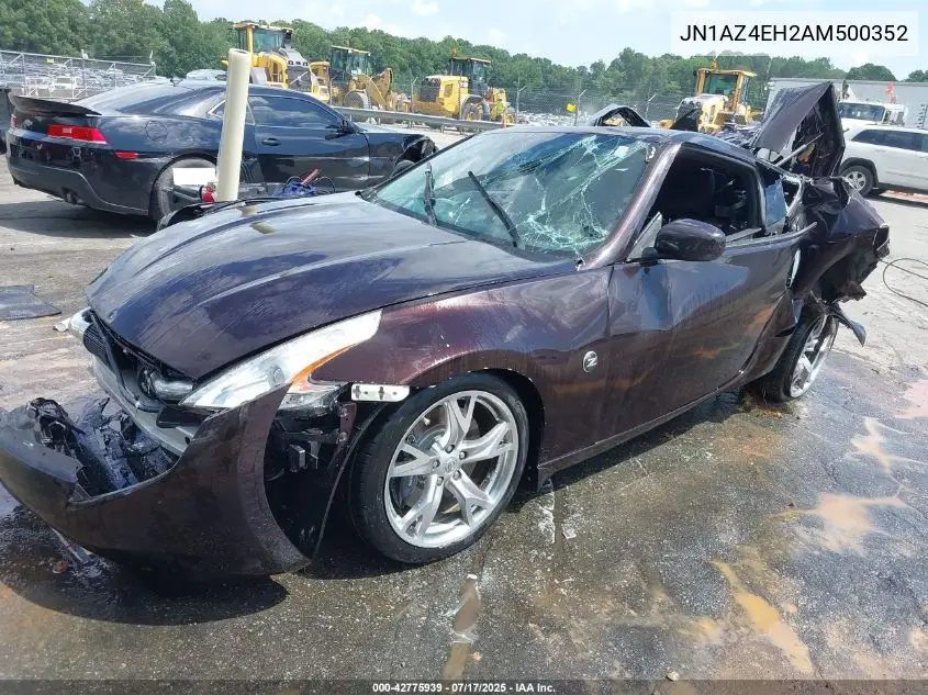 2010 Nissan 370Z Touring VIN: JN1AZ4EH2AM500352 Lot: 42775939