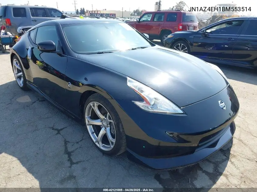 2011 Nissan 370Z Nismo VIN: JN1AZ4EH1BM553514 Lot: 42121005