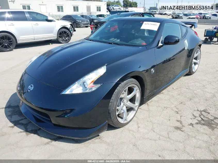2011 Nissan 370Z Nismo VIN: JN1AZ4EH1BM553514 Lot: 42121005