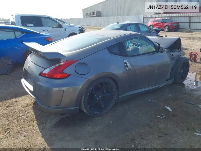 2012 Nissan 370Z Nismo VIN: JN1AZ4EH5CM562119 Lot: 42214475