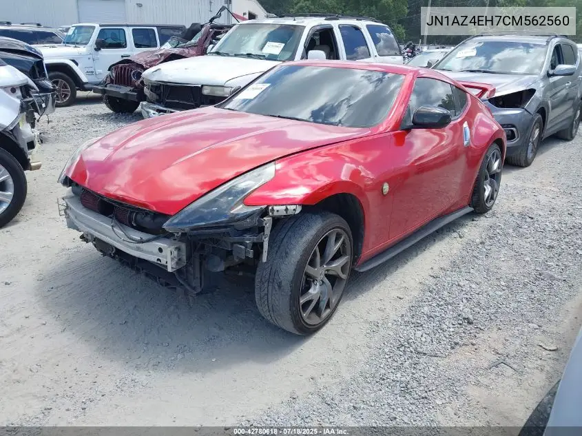 2012 Nissan 370Z VIN: JN1AZ4EH7CM562560 Lot: 42780618