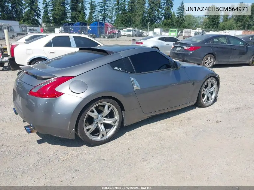 2012 Nissan 370Z VIN: JN1AZ4EH5CM564971 Lot: 42797060