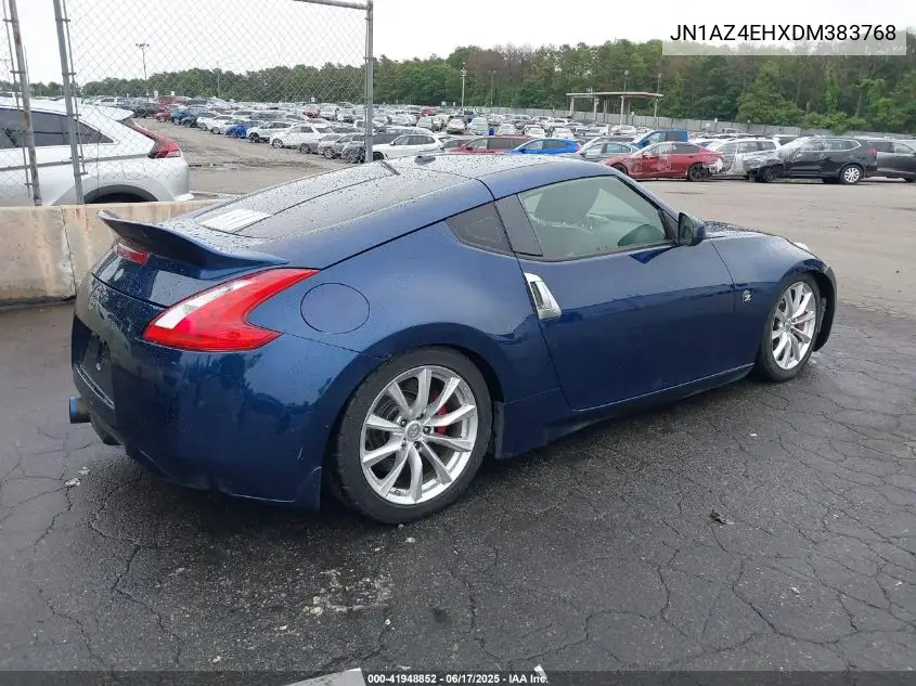 2013 Nissan 370Z Touring VIN: JN1AZ4EHXDM383768 Lot: 41948852
