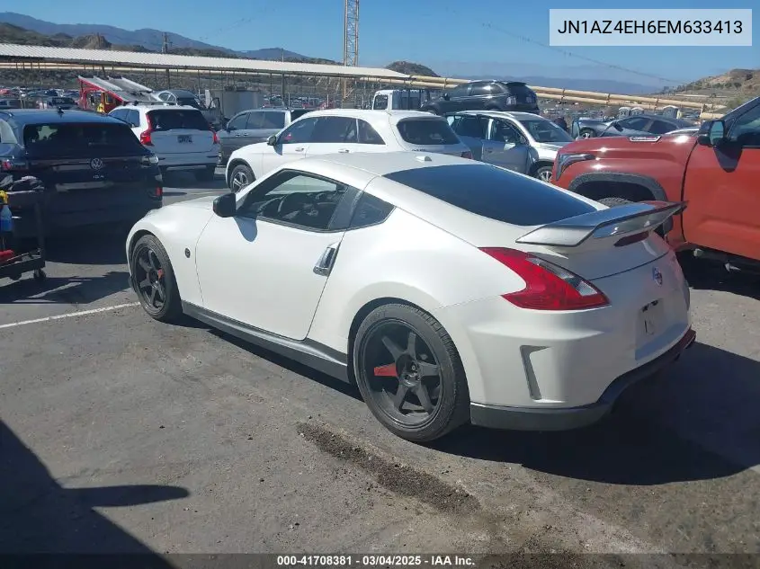 2014 Nissan 370Z Nismo VIN: JN1AZ4EH6EM633413 Lot: 41708381