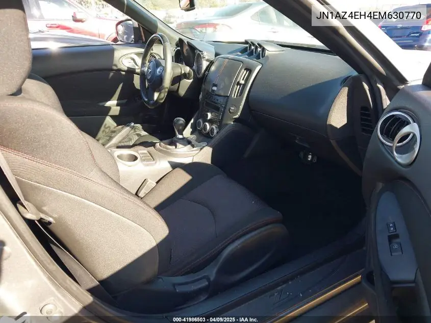 2014 Nissan 370Z Nismo VIN: JN1AZ4EH4EM630770 Lot: 41986503