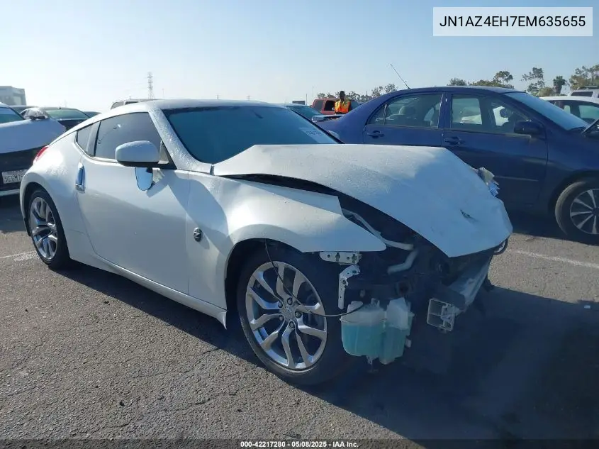 2014 Nissan 370Z VIN: JN1AZ4EH7EM635655 Lot: 42217280