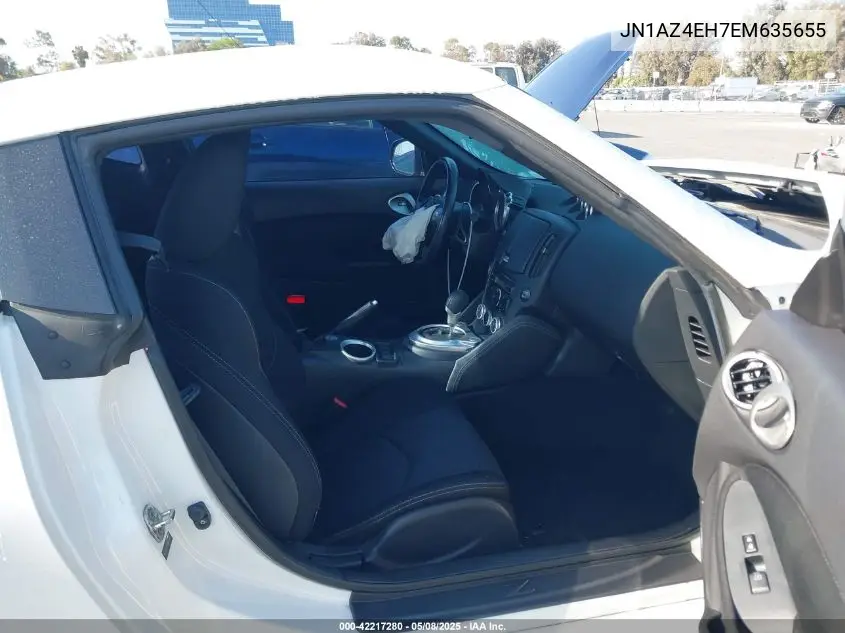 2014 Nissan 370Z VIN: JN1AZ4EH7EM635655 Lot: 42217280