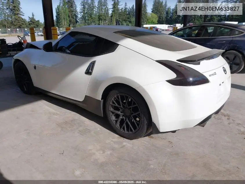 2014 Nissan 370Z VIN: JN1AZ4EH0EM633827 Lot: 42235366