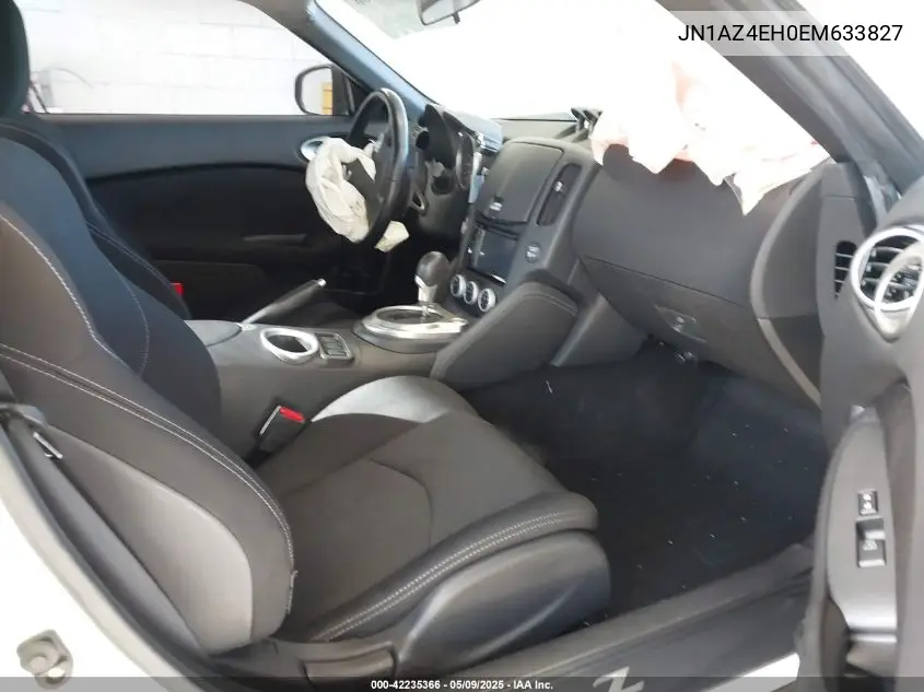 2014 Nissan 370Z VIN: JN1AZ4EH0EM633827 Lot: 42235366