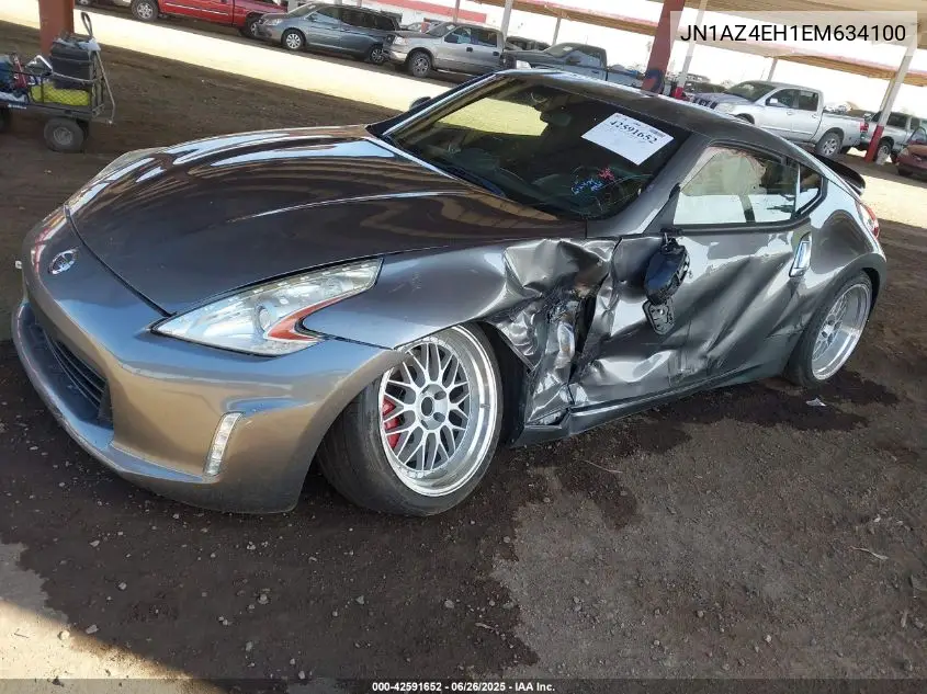 2014 Nissan 370Z VIN: JN1AZ4EH1EM634100 Lot: 42591652