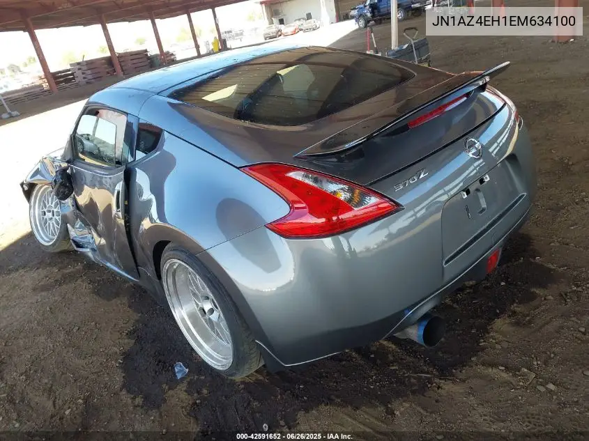 2014 Nissan 370Z VIN: JN1AZ4EH1EM634100 Lot: 42591652