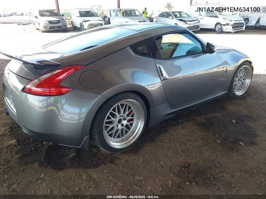 2014 Nissan 370Z VIN: JN1AZ4EH1EM634100 Lot: 42591652