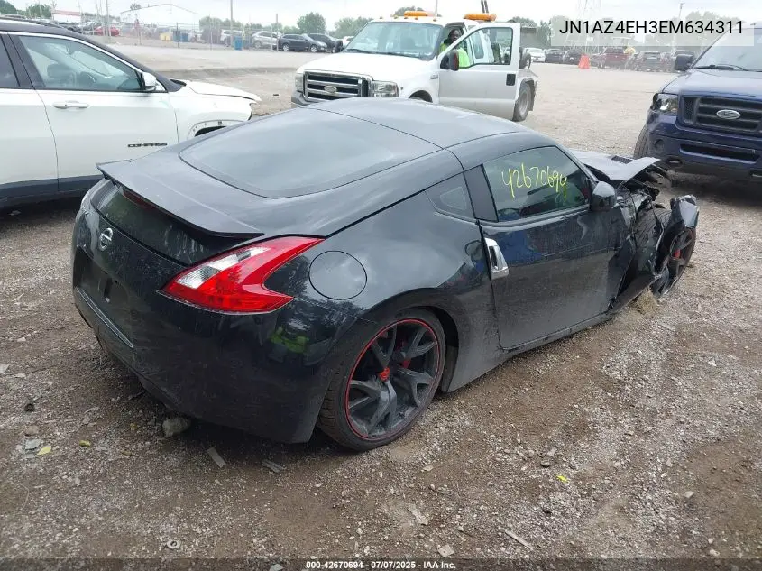 2014 Nissan 370Z Nismo/Touring VIN: JN1AZ4EH3EM634311 Lot: 42670694