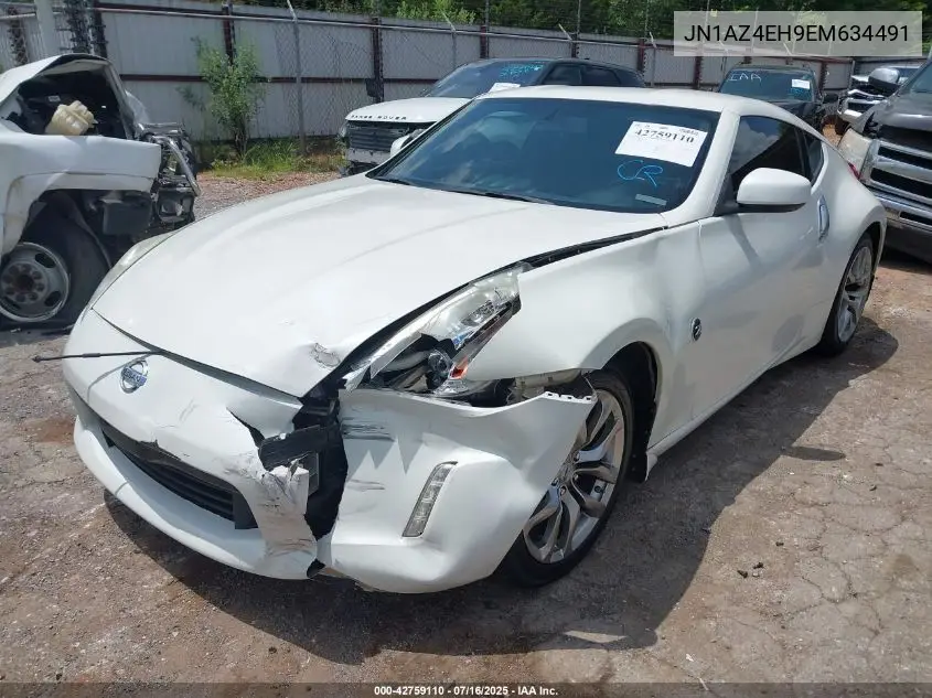 2014 Nissan 370Z VIN: JN1AZ4EH9EM634491 Lot: 42759110