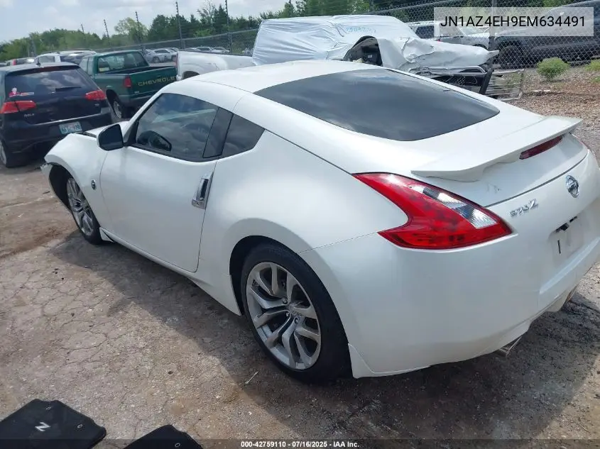 2014 Nissan 370Z VIN: JN1AZ4EH9EM634491 Lot: 42759110