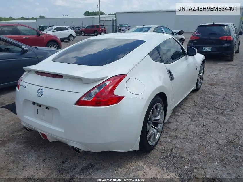 2014 Nissan 370Z VIN: JN1AZ4EH9EM634491 Lot: 42759110