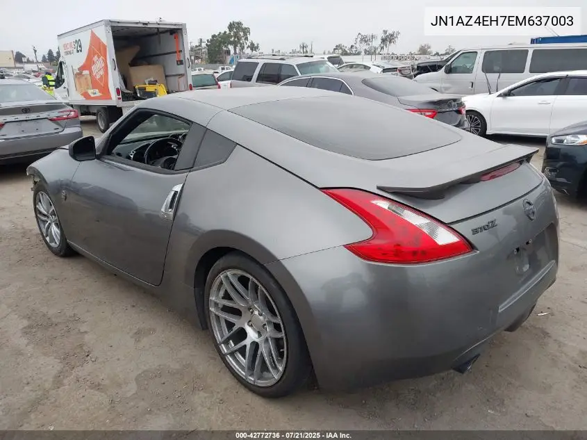 2014 Nissan 370Z VIN: JN1AZ4EH7EM637003 Lot: 42772736