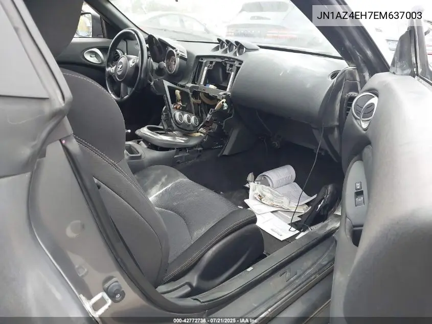 2014 Nissan 370Z VIN: JN1AZ4EH7EM637003 Lot: 42772736