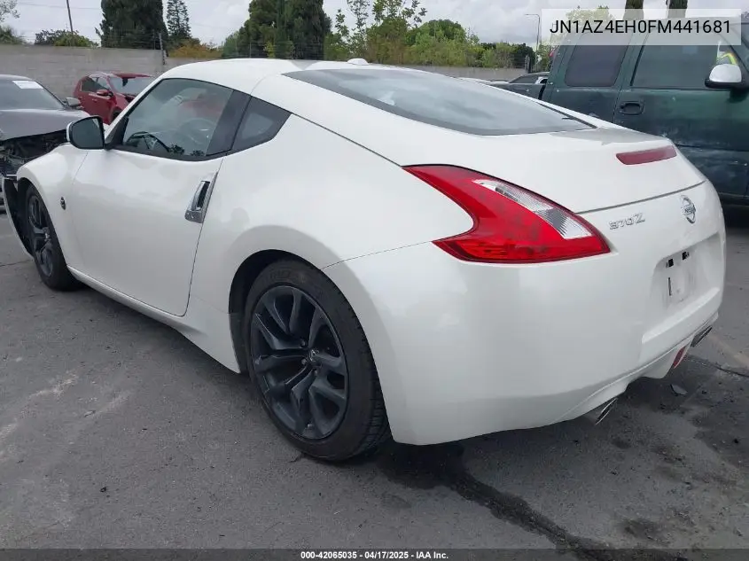 2015 Nissan 370Z Touring VIN: JN1AZ4EH0FM441681 Lot: 42065035