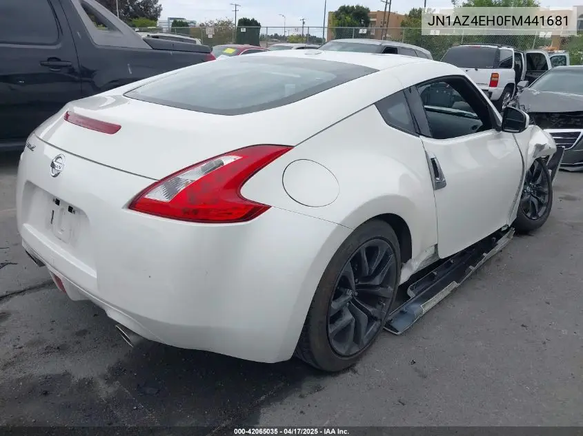 2015 Nissan 370Z Touring VIN: JN1AZ4EH0FM441681 Lot: 42065035